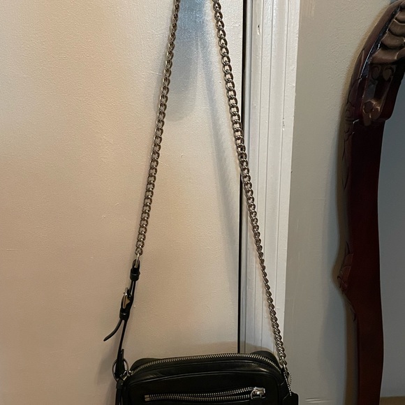 Coach Crossbody Chain Purse Black - Picture 7 of 7